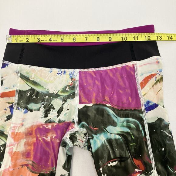 Lululemon Speed Tight III Luxtreme White Watercolor Size 4 30” Legging - Picture 6 of 16